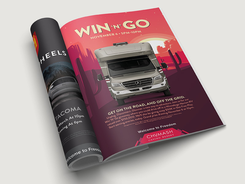 Chumash Casino Resort Win N Go Campaign