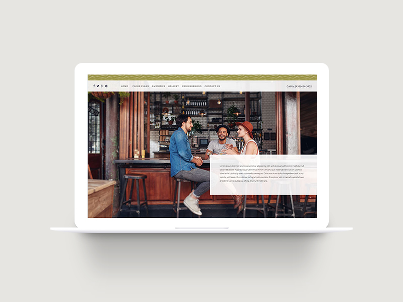 Theme designed by Heather Salvatore for real estate property management company